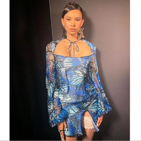 Kim Shui | Dresses | Kim Shui Butterfly Print Mini Dress Butterfly | Poshmark Kim Shui | Dresses | Kim Shui Butterfly Print Mini Dress Butterfly | Poshmark